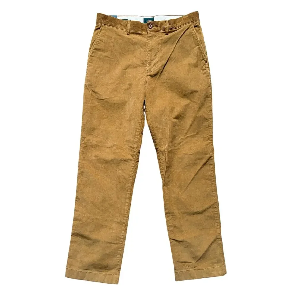 NWT J.Crew Broken-In Straight Corduroy Pants Duckwood Brown 31x30 CM717